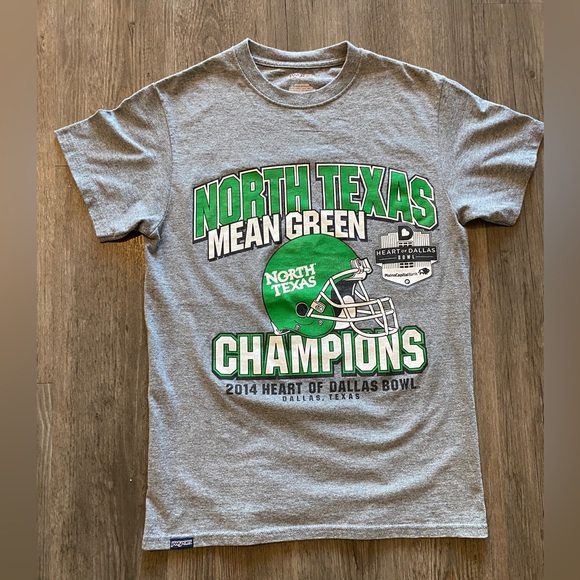 UNT Mean Green Eagles Football Champions Short Sleeve Shirt 2014 - Picture 1 of 7